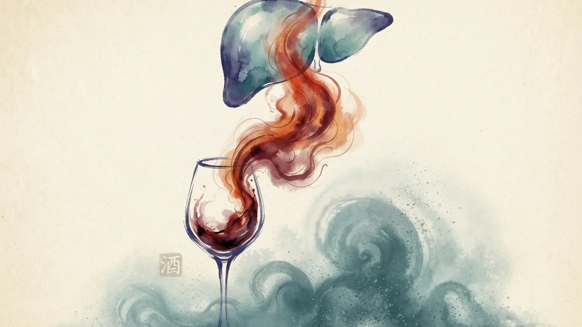 Alcohol in TCM: the Damp-Heat that rises to the Liver, the Yin deficiency that ignites