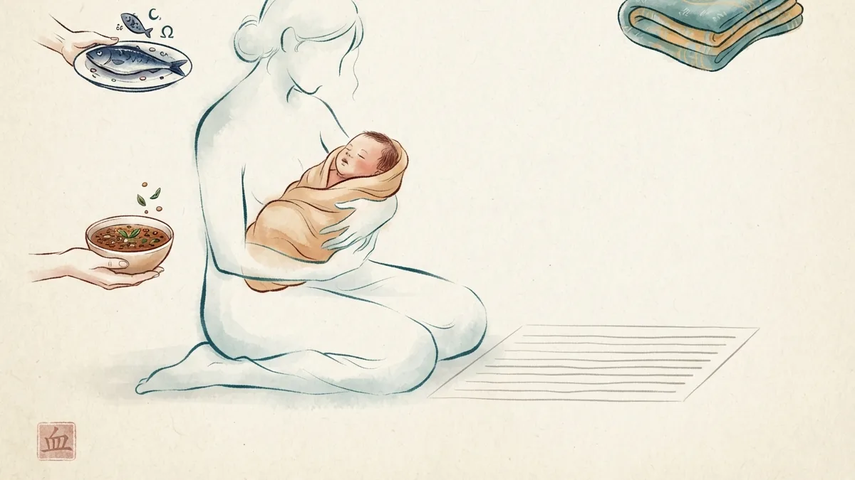 Postpartum depression: telling it from the baby blues, the documented nutrients and the TCM reading of Blood and Jing deficiency