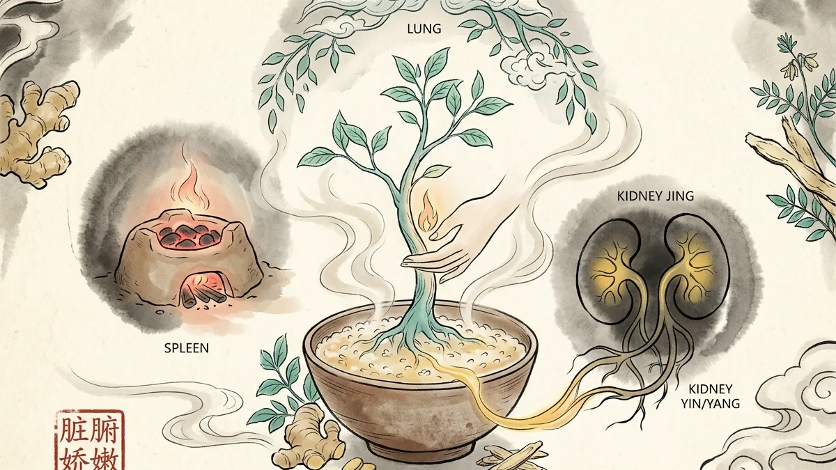El niño en la dietética china: el Bazo-Estómago frágil, el Pulmón inmaduro y los Riñones que construyen el Jing
