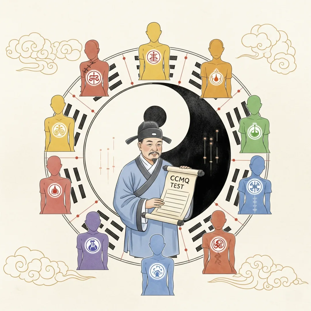 Cuestionario CCMQ de constitución en medicina china (体质 Tǐ Zhì) · test para identificar tu tipo constitucional entre los 9 perfiles de la MTC