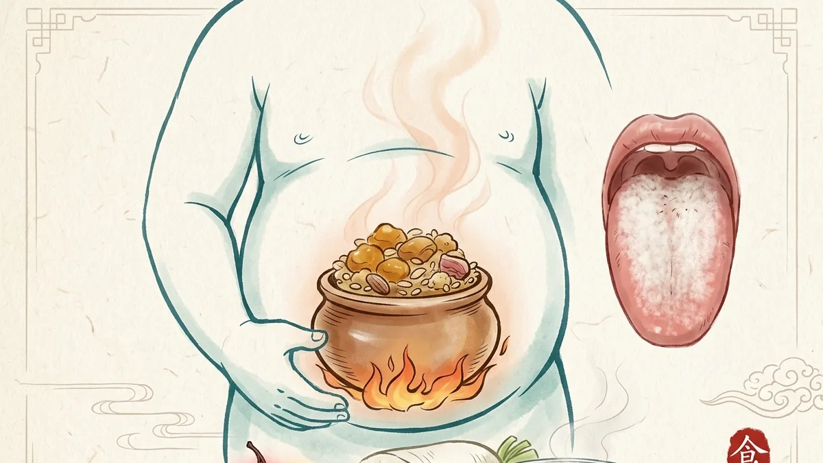 L'accumulation alimentaire Ji chez l'enfant : ventre ballonné, haleine chargée, Rate débordée
